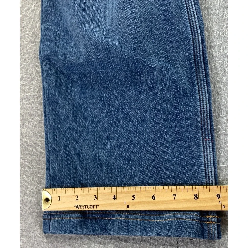Duluth Ballroom Double Flex Men's Jeans 38x30 Buffalo Plaid Flannel Lined Denim - Picture 10 of 13
